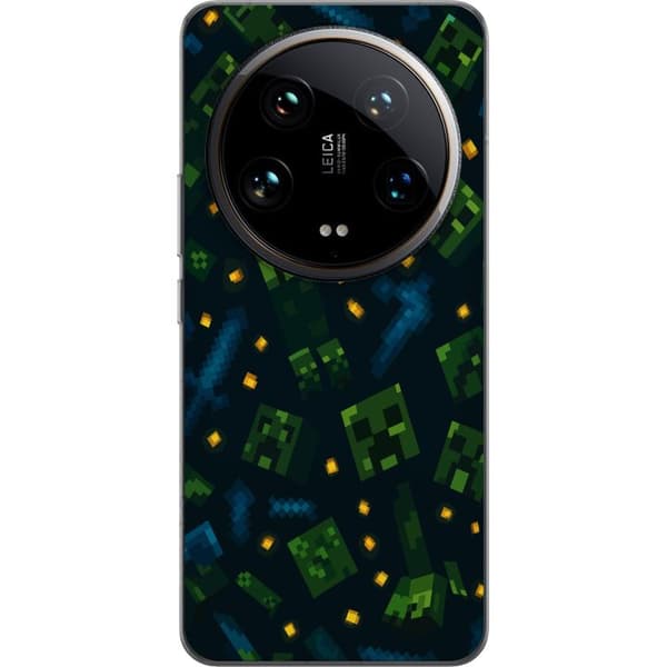 Xiaomi 14 Ultra Genomskinligt Skal Minecraft Dungeons Mob