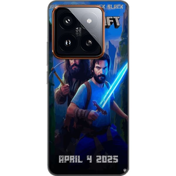 Xiaomi 14 Pro Läpinäkyvä kuori Minecraft-elokuva