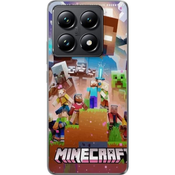 Xiaomi 14T Gennemsigtig cover Minecraft