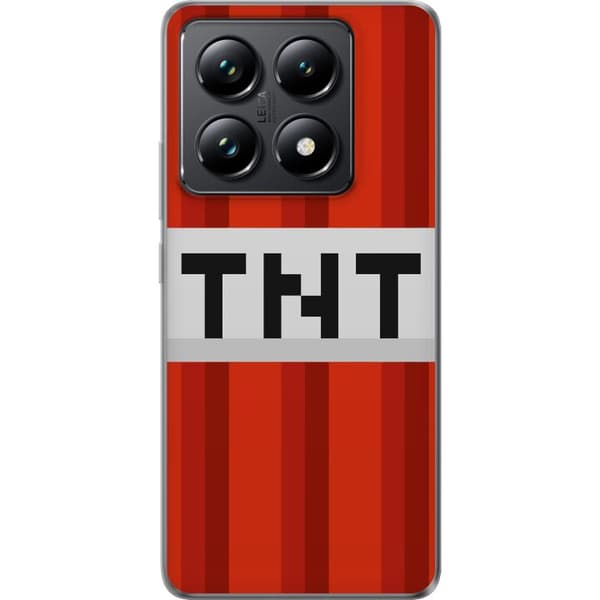 Xiaomi 14T Läpinäkyvä kuori Minecraft TNT