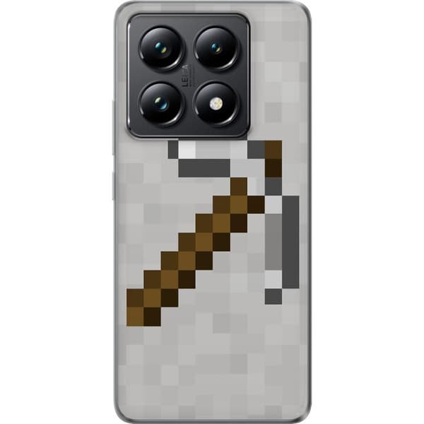 Xiaomi 14T Gennemsigtig cover Minecraft Værktøjer