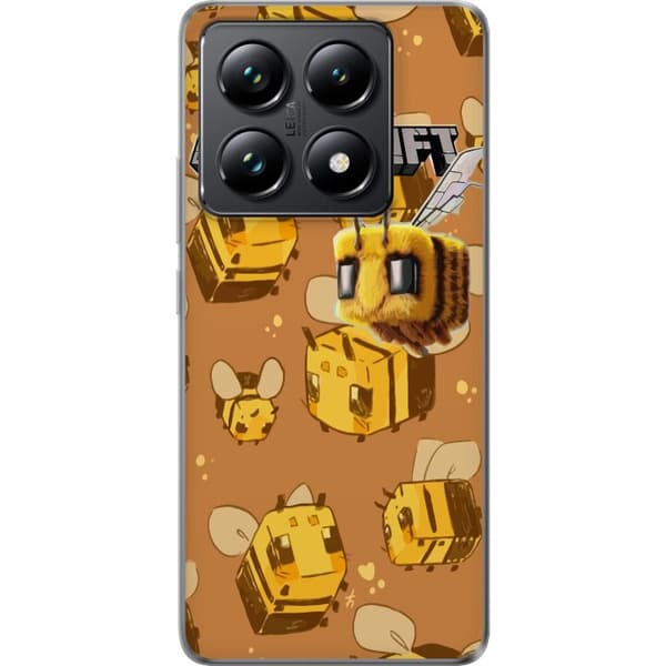 Xiaomi 14T Pro Läpinäkyvä kuori Minecraft Bi