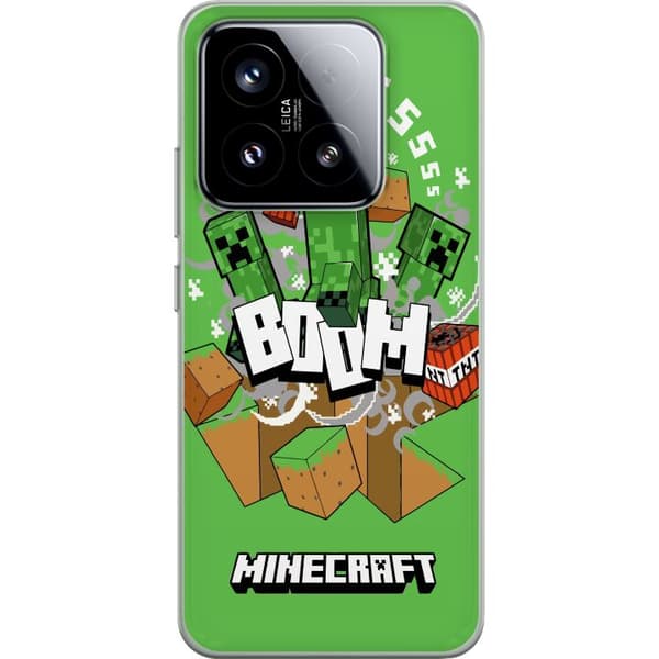Xiaomi 15 Genomskinligt Skal Minecraft Boom
