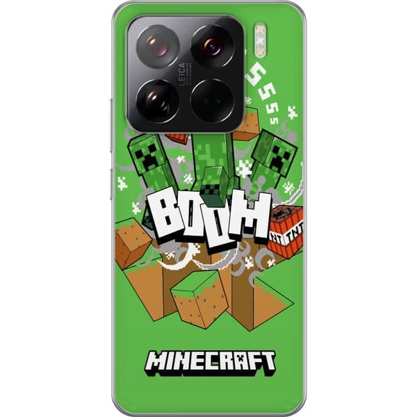 Xiaomi 15 Pro Gennemsigtig cover Minecraft Boom