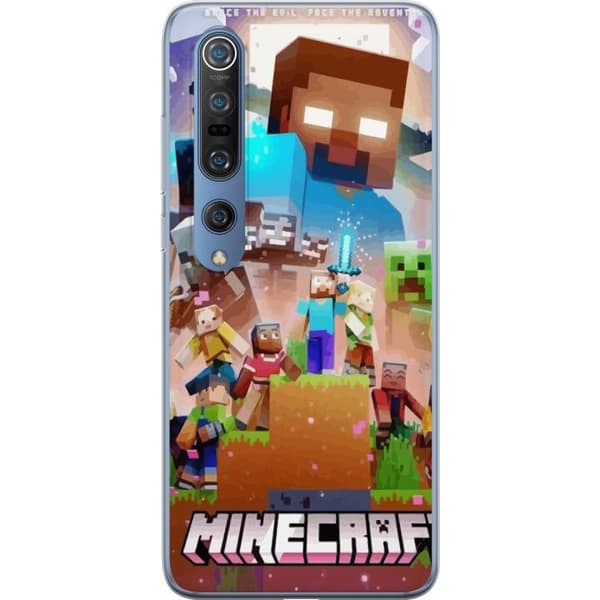 Xiaomi Mi 10 Pro 5G Genomskinligt Skal Minecraft