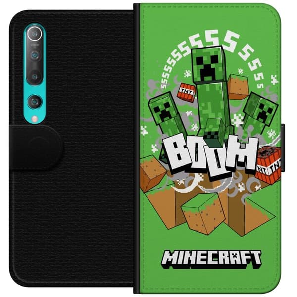 Xiaomi Mi 10 5G Tegnebogsetui Minecraft Boom
