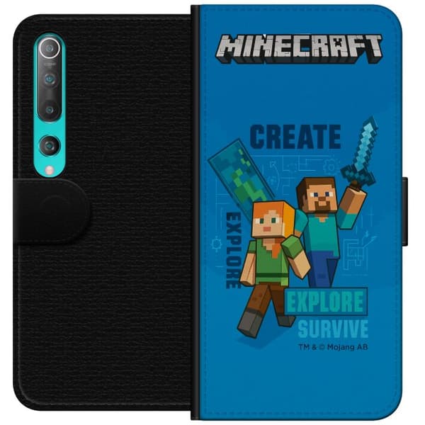 Xiaomi Mi 10 5G Plånboksfodral Minecraft Caves