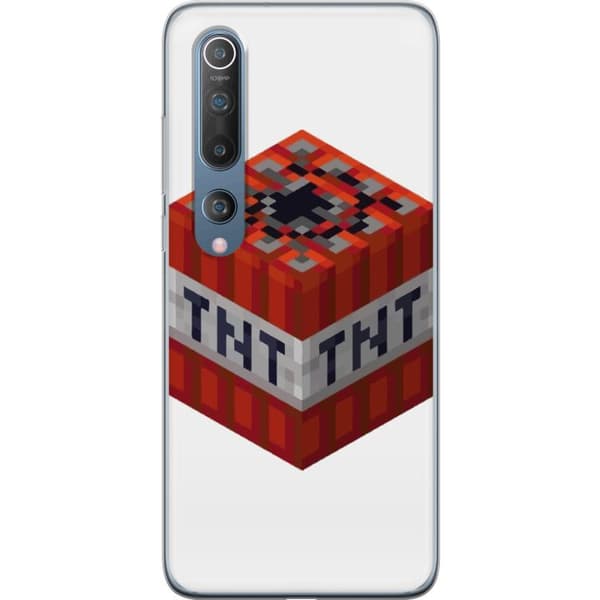 Xiaomi Mi 10 5G Läpinäkyvä kuori Minecraft TNT