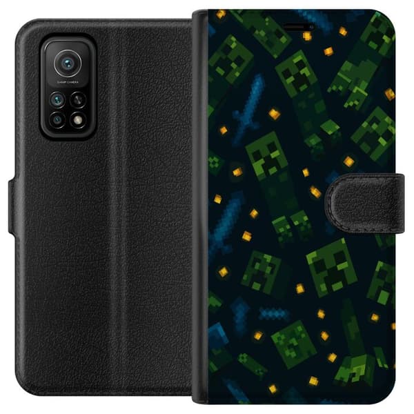 Xiaomi Mi 10T Pro 5G Plånboksfodral Minecraft Dungeons Mob