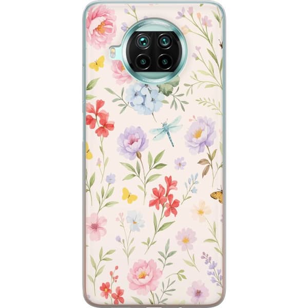 Xiaomi Mi 10T Lite 5G Gjennomsiktig deksel Blomster
