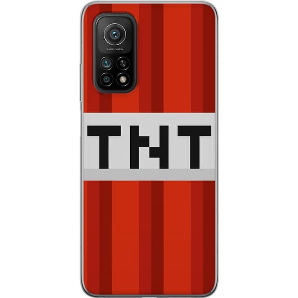 Xiaomi Mi 10T Pro 5G Gennemsigtig cover Minecraft TNT