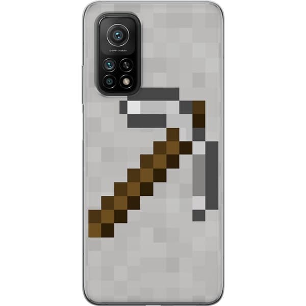 Xiaomi Mi 10T Pro 5G Gjennomsiktig deksel Minecraft Verktøy