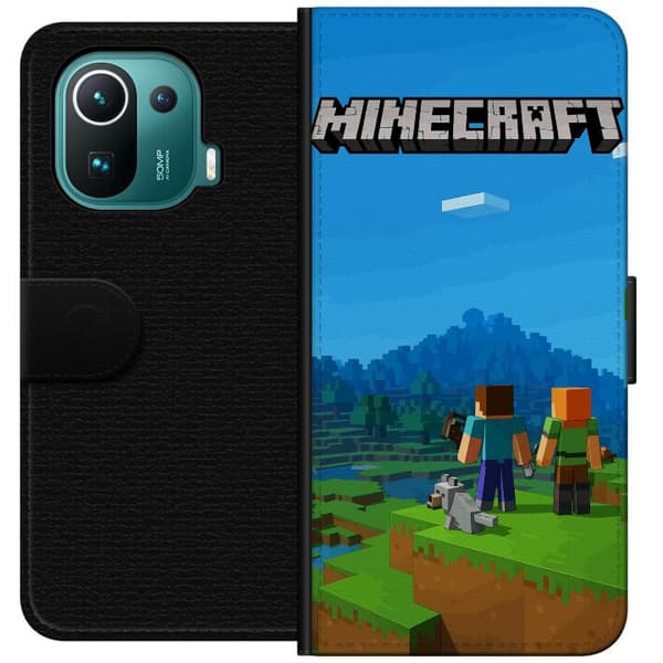 Xiaomi Mi 11 Pro Plånboksfodral Minecraft Key Art