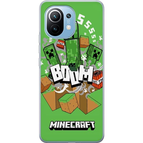 Xiaomi Mi 11 Gennemsigtig cover Minecraft Boom