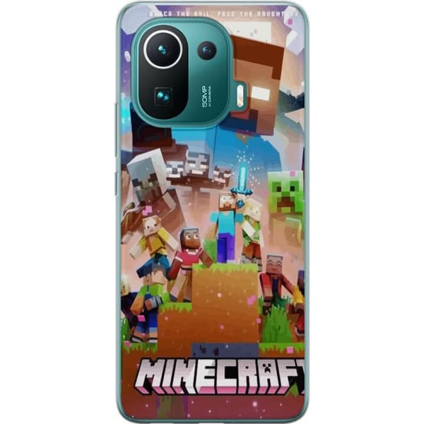 Xiaomi Mi 11 Pro Läpinäkyvä kuori Minecraft