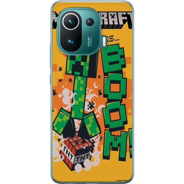 Xiaomi Mi 11 Pro Gjennomsiktig deksel Minecraft Boom
