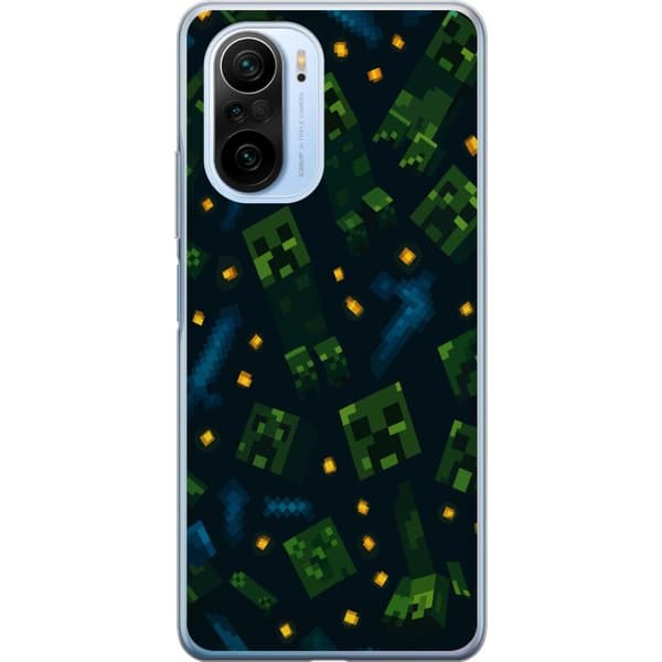 Xiaomi Mi 11i Läpinäkyvä kuori Minecraft Dungeons Mob