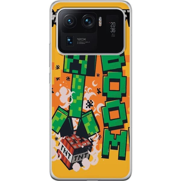 Xiaomi Mi 11 Ultra Läpinäkyvä kuori Minecraft Boom