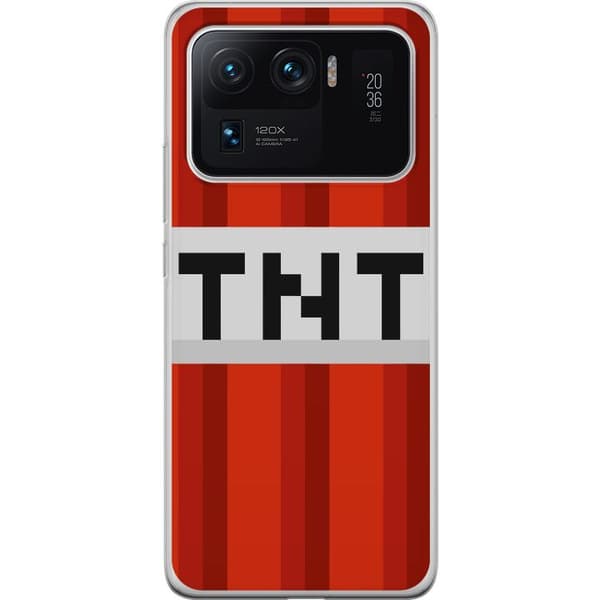 Xiaomi Mi 11 Ultra Gennemsigtig cover Minecraft TNT