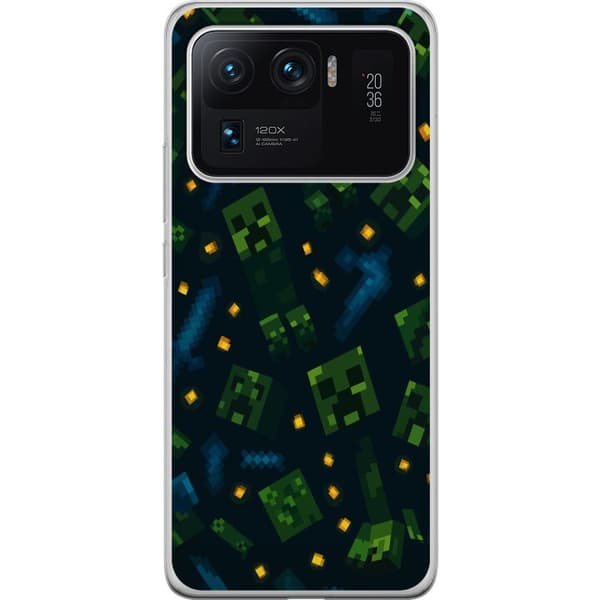 Xiaomi Mi 11 Ultra Gennemsigtig cover Minecraft Dungeons Mob