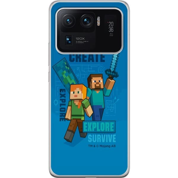 Xiaomi Mi 11 Ultra Gjennomsiktig deksel Minecraft Grotter