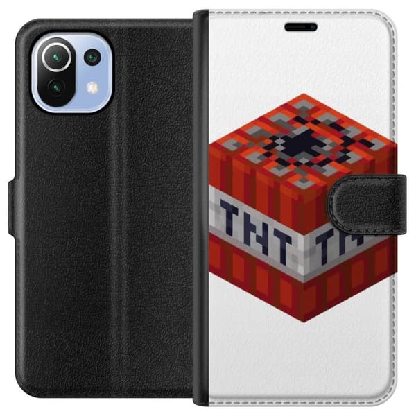 Xiaomi Mi 11 Lite Lompakkokotelo Minecraft TNT