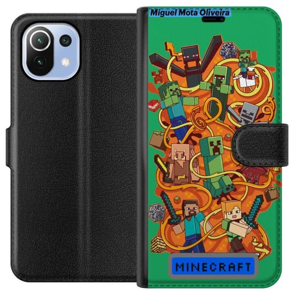 Xiaomi Mi 11 Lite Tegnebogsetui Minecraft