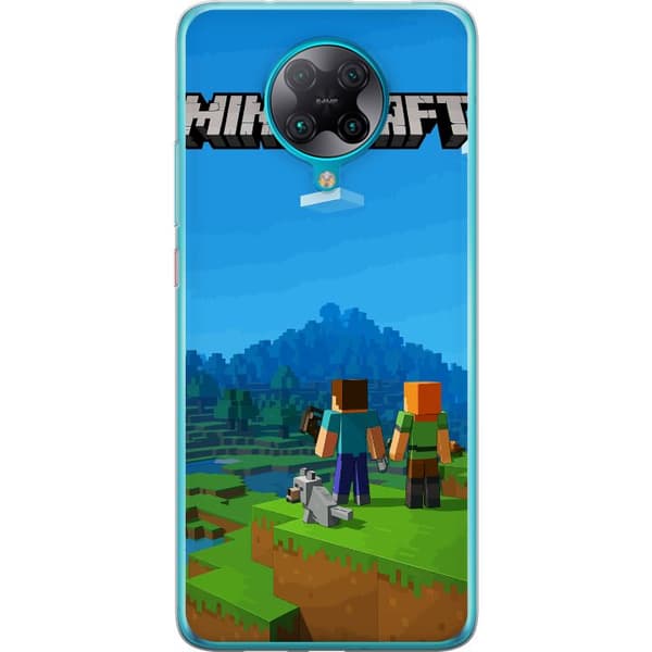 Xiaomi Poco F2 Pro Genomskinligt Skal Minecraft Key Art