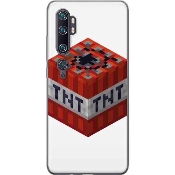 Xiaomi Mi Note 10 Pro Gjennomsiktig deksel Minecraft TNT