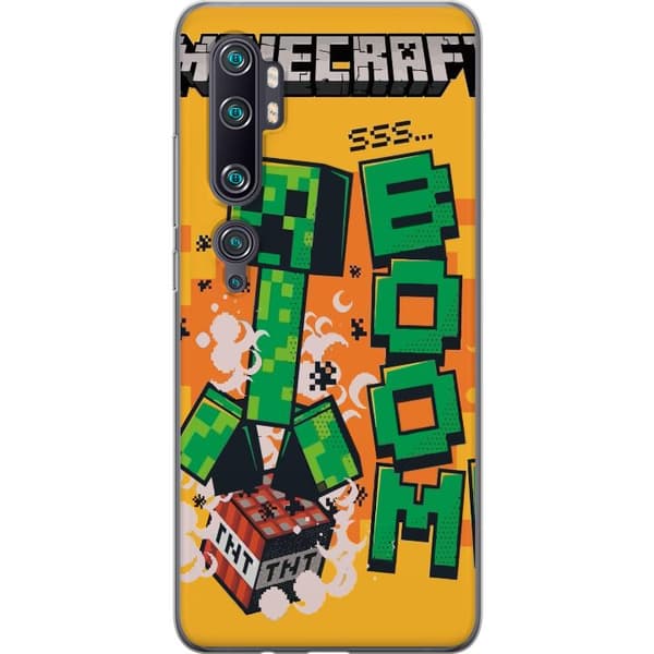 Xiaomi Mi Note 10 Pro Gjennomsiktig deksel Minecraft Boom