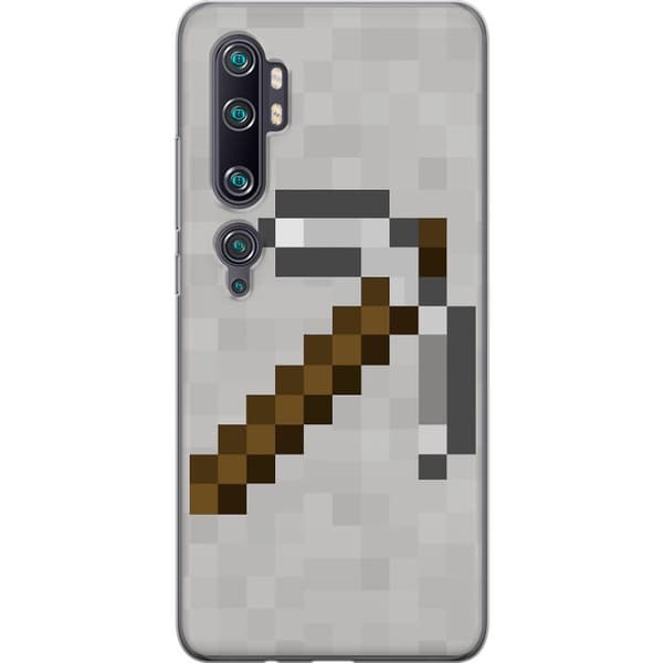 Xiaomi Mi Note 10 Pro Gennemsigtig cover Minecraft Værktøjer