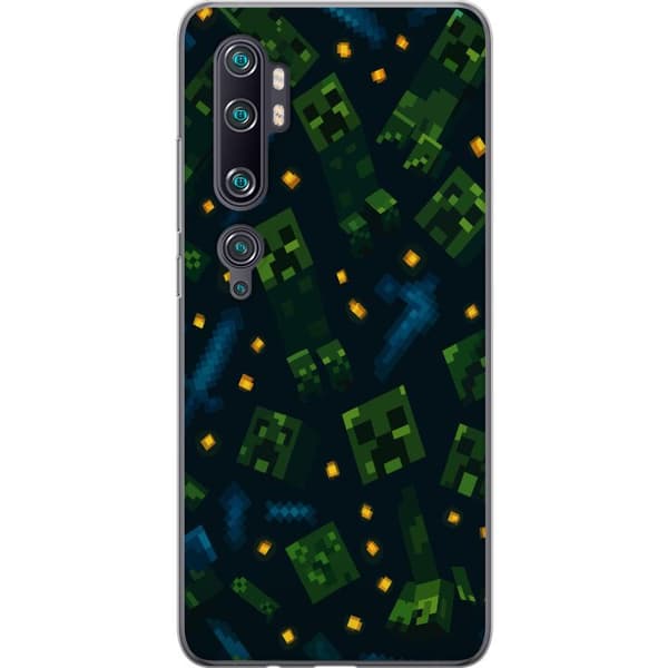 Xiaomi Mi Note 10 Pro Gjennomsiktig deksel Minecraft Dungeons Mob