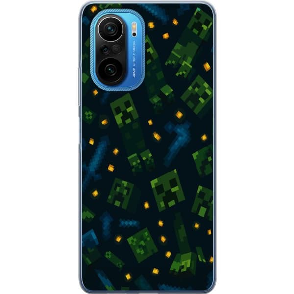 Xiaomi Poco F3 Gennemsigtig cover Minecraft Dungeons Mob