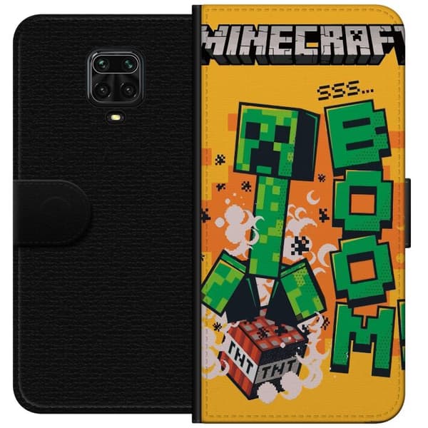Xiaomi Redmi Note 9 Pro Lommeboketui Minecraft Boom