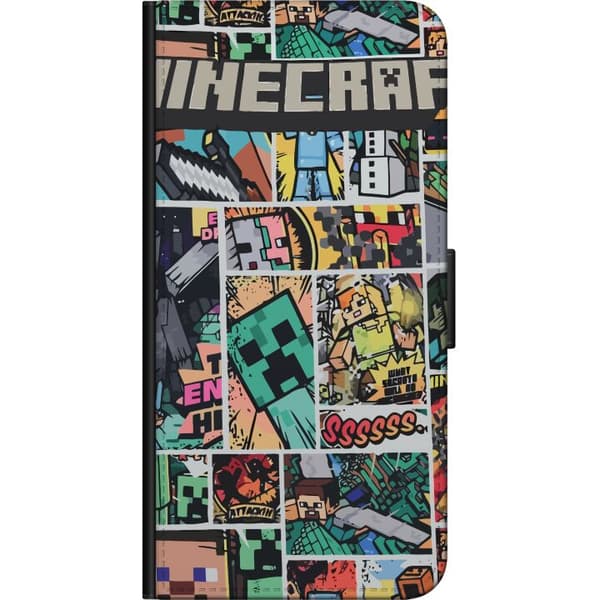 Xiaomi Redmi Note 9 Pro Lommeboketui Minecraft Kunsthåndverk