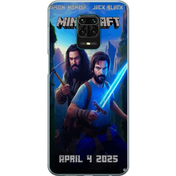 Xiaomi Redmi Note 9 Pro Gjennomsiktig deksel En Minecraft-film