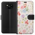 Miniatyrbillede 1 af 3: Xiaomi Poco X3 NFC Tegnebogsetui Blomster