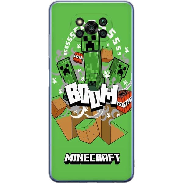 Xiaomi Poco X3 Pro Gennemsigtig cover Minecraft Boom