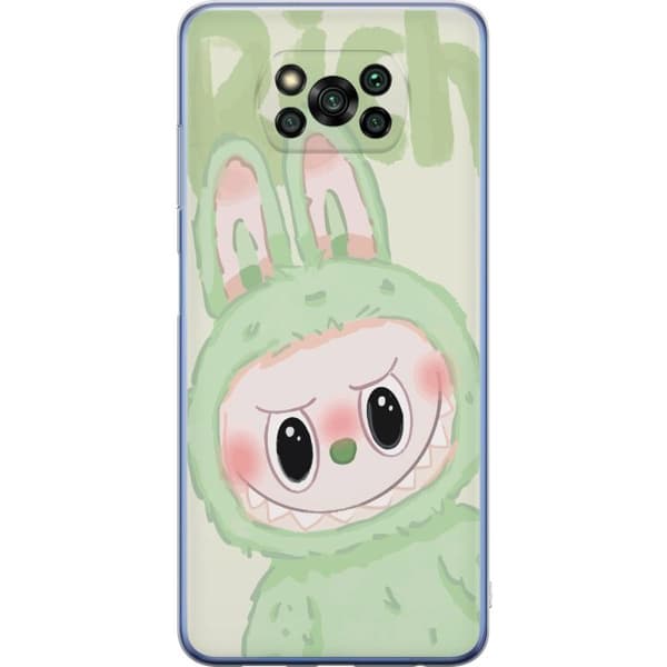 Xiaomi Poco X3 Pro Gennemsigtig cover Pop mart labubu
