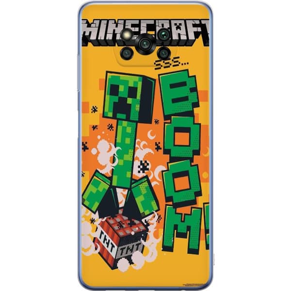 Xiaomi Poco X3 Pro Gjennomsiktig deksel Minecraft Boom
