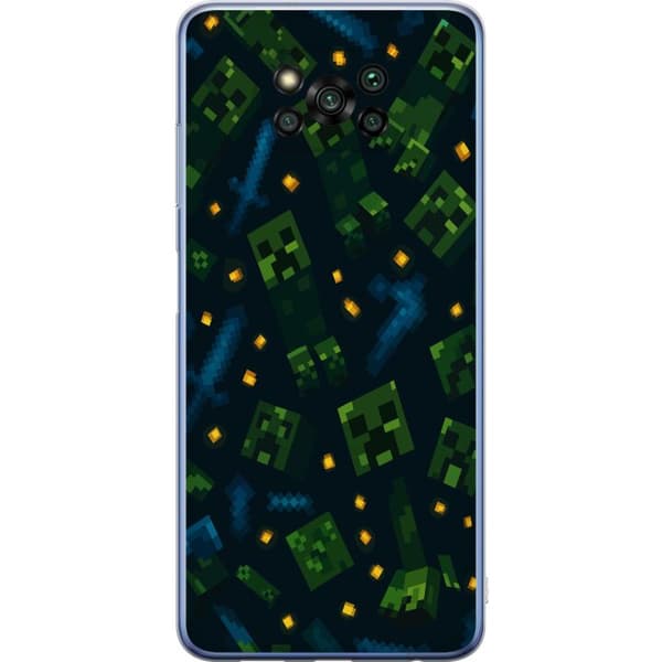 Xiaomi Poco X3 Pro Gennemsigtig cover Minecraft Dungeons Mob