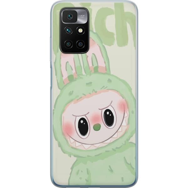 Xiaomi Redmi 10 Läpinäkyvä kuori Pop mart labubu