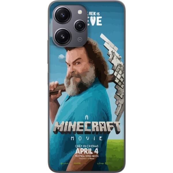 Xiaomi Redmi 12 Läpinäkyvä kuori Minecraft-elokuva