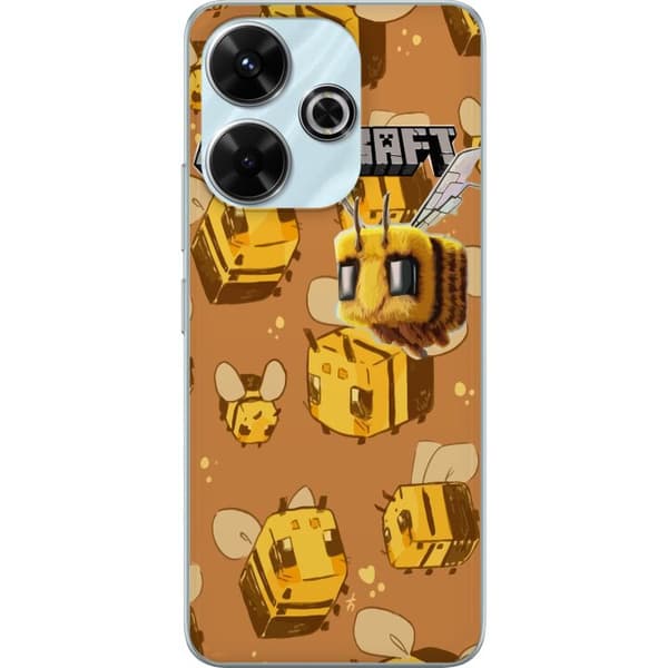 Xiaomi Redmi 13 Läpinäkyvä kuori Minecraft Bi