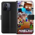 Miniatyrbillede 1 af 3: Xiaomi Redmi 12C Tegnebogsetui Minecraft