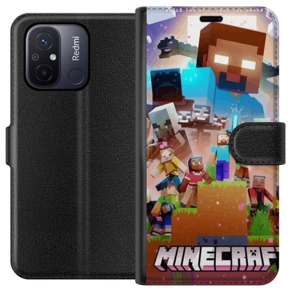 Xiaomi Redmi 12C Tegnebogsetui Minecraft
