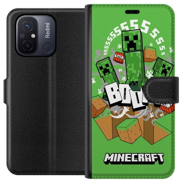 Xiaomi Redmi 12C Plånboksfodral Minecraft Boom