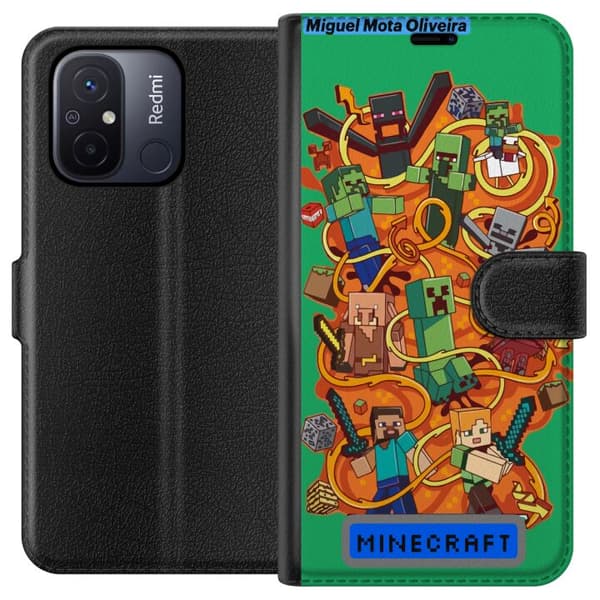Xiaomi Redmi 12C Lommeboketui Minecraft