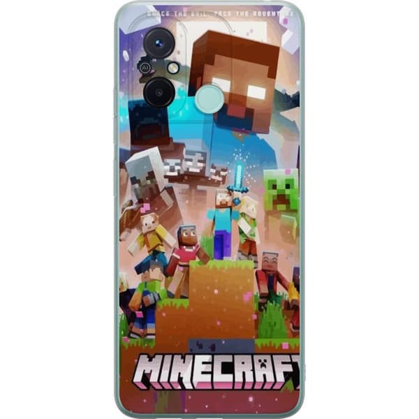 Xiaomi Redmi 12C Gennemsigtig cover Minecraft