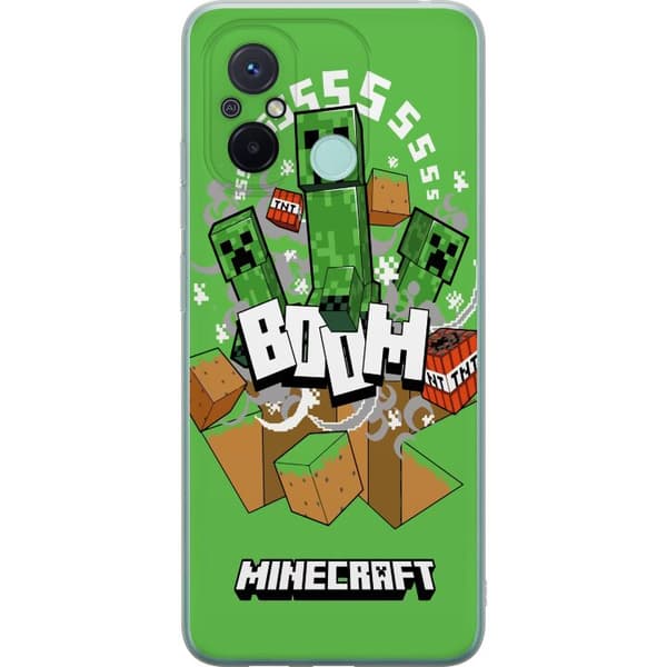Xiaomi Redmi 12C Gjennomsiktig deksel Minecraft Boom